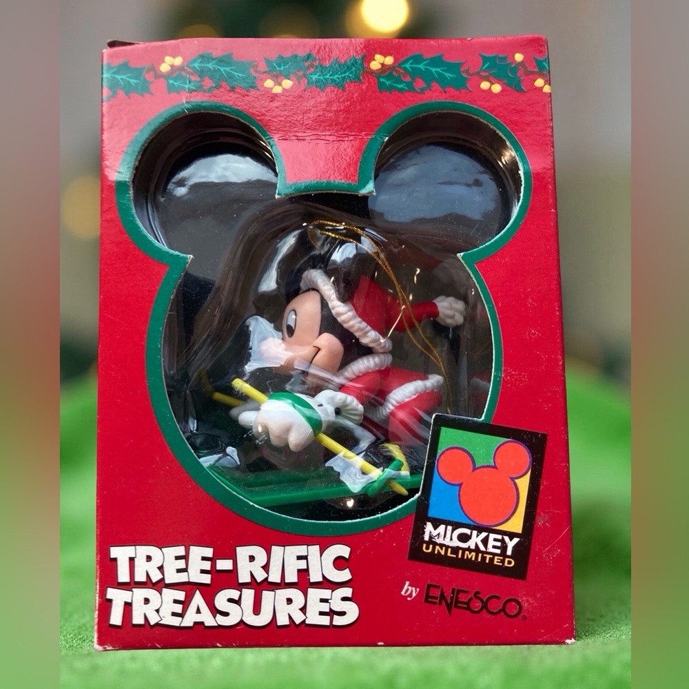 Vintage 1990s Mickey Unlimited Ornament – Tree-Rific Treasures by Enesco, Disney